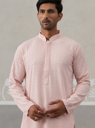 Men Embroidered Viscose Rayon Kurta