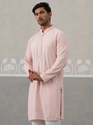 Men Embroidered Viscose Rayon Kurta