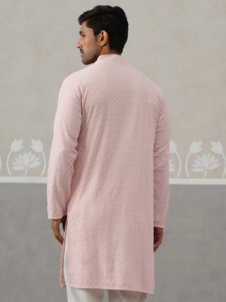 Men Embroidered Viscose Rayon Kurta