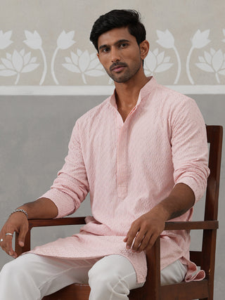 Men Embroidered Viscose Rayon Kurta