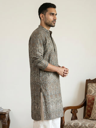 Men's Silk Blend Designer Kurta