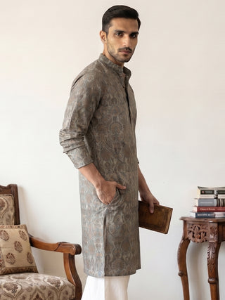 Men's Silk Blend Designer Kurta