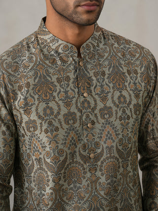 Men's Silk Blend Designer Kurta