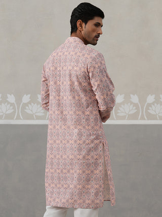 Printed and Emrbroidered Kurta