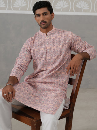 Printed and Emrbroidered Kurta