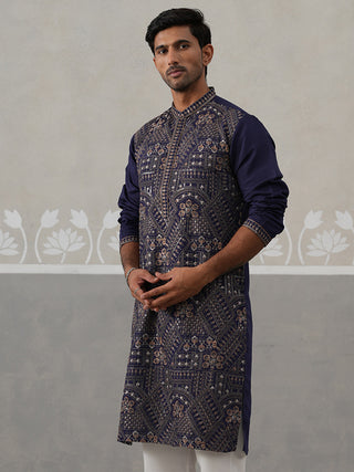 Traditional Embroidered Kurta for Men