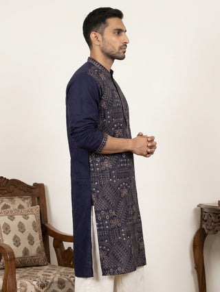 Traditional Embroidered Kurta for Men