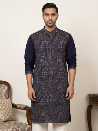 Traditional Embroidered Kurta for Men