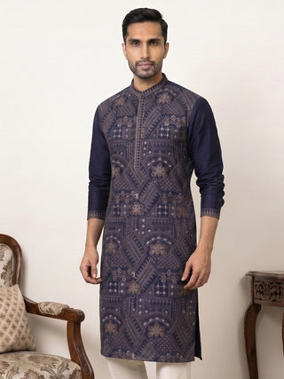 Traditional Embroidered Kurta for Men