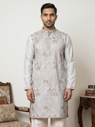 Traditional Embroidered Kurta for Men