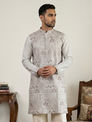 Traditional Embroidered Kurta for Men
