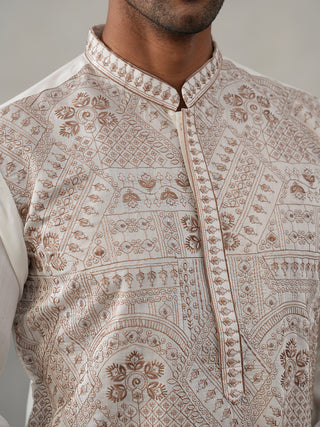 Traditional Embroidered Kurta for Men