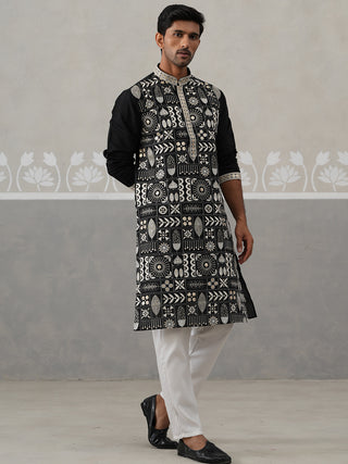 Silk Blend Embroidered Kurtas