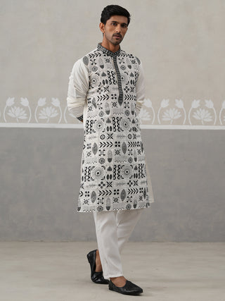 Silk Blend Embroidered Kurtas
