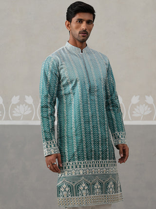 Silk Blend Kurta for men