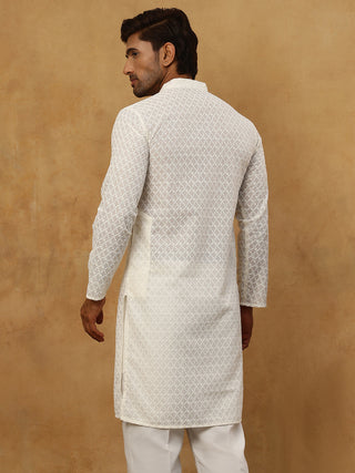 Men’s Ethnic Chikankari Kurta
