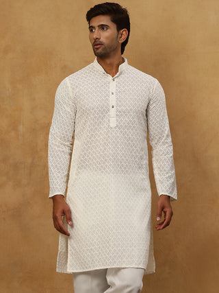Men’s Ethnic Chikankari Kurta