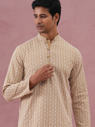 Floral Embroidered Kurta