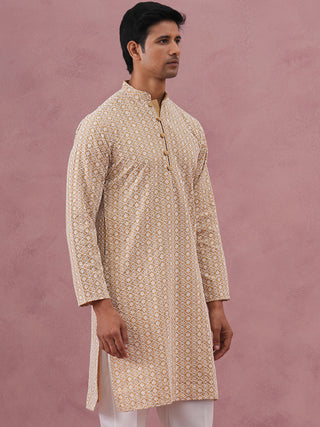 Floral Embroidered Kurta