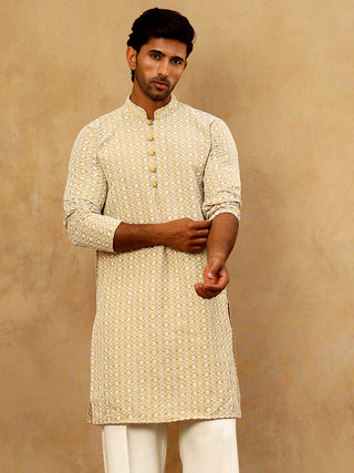 Men’s Chikankari Cotton Kurta