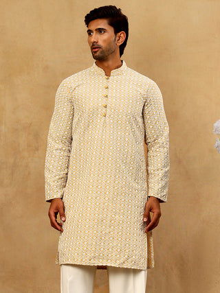 Men’s Chikankari Cotton Kurta