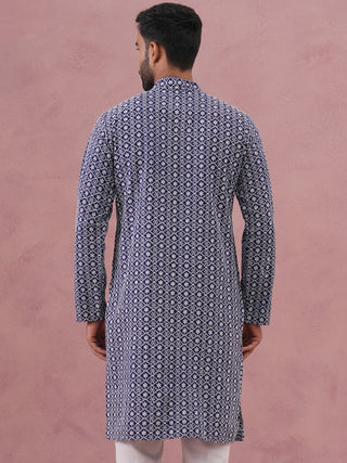 Floral Embroidered Kurta