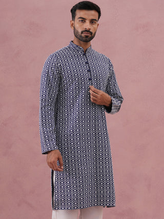 Floral Embroidered Kurta
