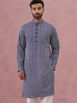 Floral Embroidered Kurta
