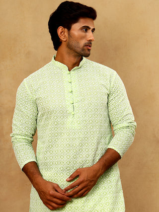Men’s Chikankari Cotton Kurta