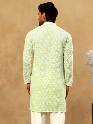 Men's Chikankari Cotton Kurta