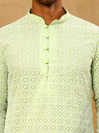 Men's Chikankari Cotton Kurta
