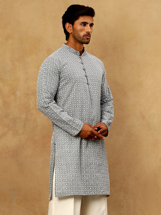 Men's Chikankari Cotton Kurta