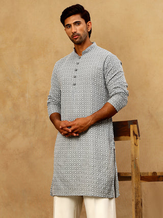 Men's Chikankari Cotton Kurta
