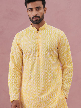 Floral Embroidered Kurta