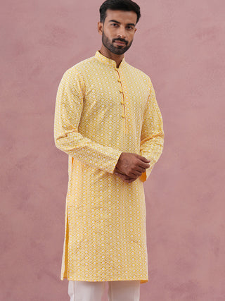 Floral Embroidered Kurta