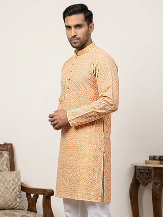 Floral Embroidered Kurta for Men