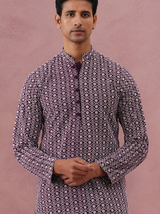 Floral Embroidered Kurta