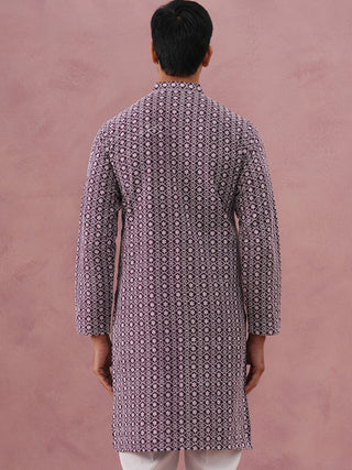 Floral Embroidered Kurta