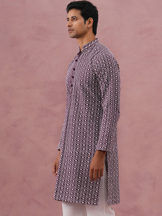 Floral Embroidered Kurta