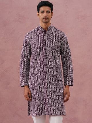 Floral Embroidered Kurta