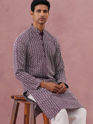 Floral Embroidered Kurta