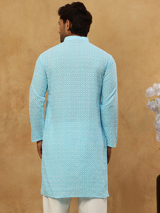 Men's Chikankari Cotton Kurta