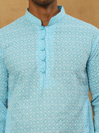 Men's Chikankari Cotton Kurta