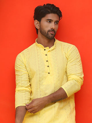 Jompers Men's Embroiderd Kurtas