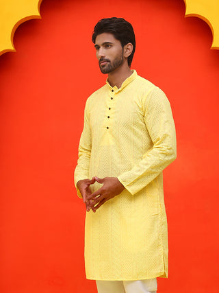 Jompers Men's Embroiderd Kurtas