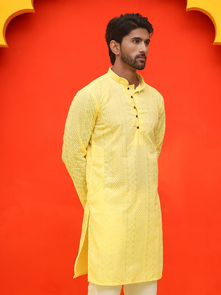 Jompers Men's Embroiderd Kurtas