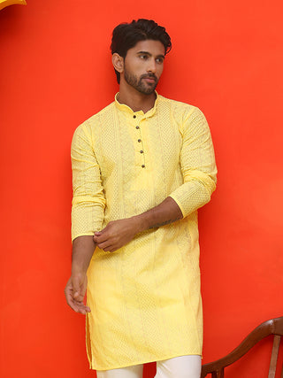 Jompers Men's Embroiderd Kurtas