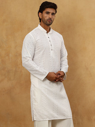 Chikankari Embroidered Kurtas