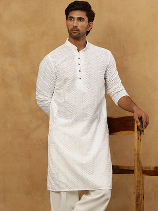 Chikankari Embroidered Kurtas