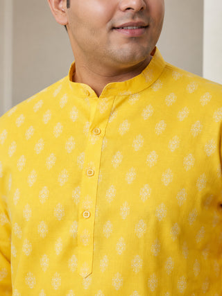 Floral Printed Kurta for Men